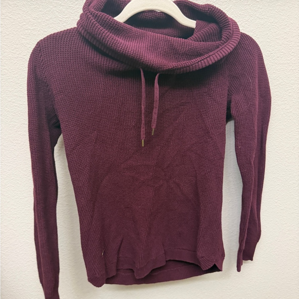 Ralph Lauren Deep Purple Cowl Neck Sweater